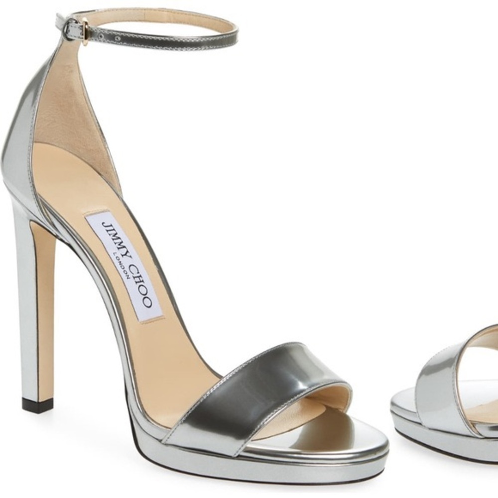 Jimmy Choo metallic shoes